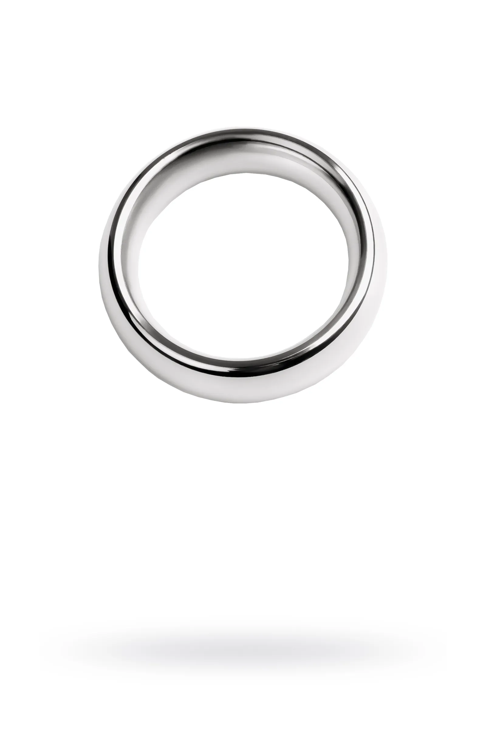 Кольцо на пенис, TOYFA Metal, металл, серебристое, Ø 4,5 см