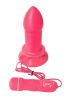 Анальная вибровтулкаTOYFA POPO Pleasure, розовая.9,5 см,. Ø 3,8 с пультом управления 