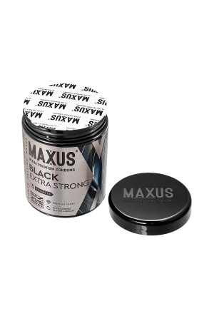 Презервативы Maxus Extra Strong,черные, утолщенные 15 шт.